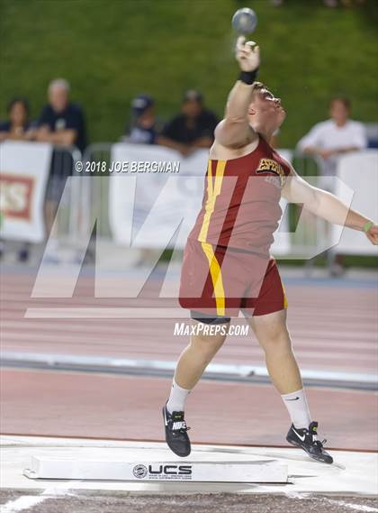 Thumbnail 1 in CIF State Track and Field Championships (Boys Shot Put Finals) photogallery.
