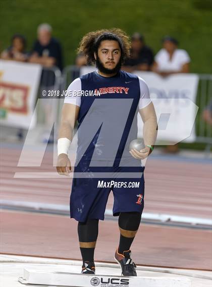Thumbnail 3 in CIF State Track and Field Championships (Boys Shot Put Finals) photogallery.