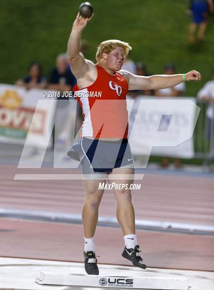 Thumbnail 2 in CIF State Track and Field Championships (Boys Shot Put Finals) photogallery.