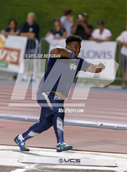 Thumbnail 1 in CIF State Track and Field Championships (Boys Shot Put Finals) photogallery.