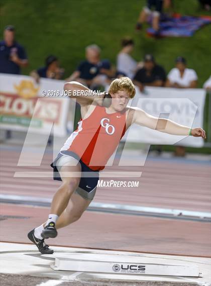 Thumbnail 2 in CIF State Track and Field Championships (Boys Shot Put Finals) photogallery.