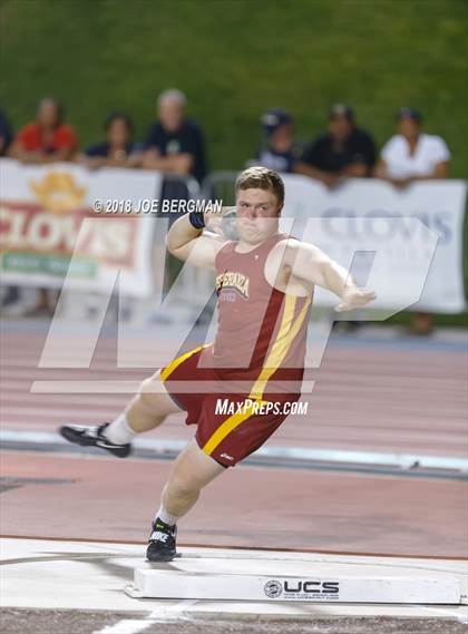 Thumbnail 3 in CIF State Track and Field Championships (Boys Shot Put Finals) photogallery.