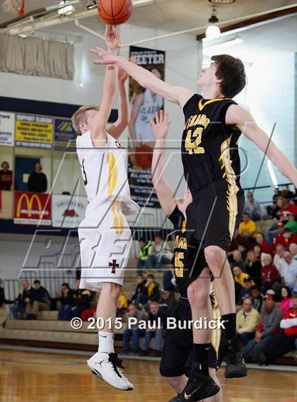 Thumbnail 3 in Elk County Catholic vs. Venango Catholic (District IX A Consolation) photogallery.