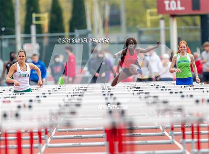 Thumbnail 1 in Harold Scott Invitational (100-Meter hurdles) photogallery.