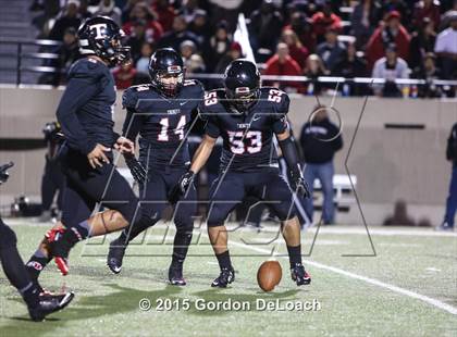Thumbnail 1 in South Grand Prairie @ Trinity (UIL 6A Bi-District Playoff) photogallery.