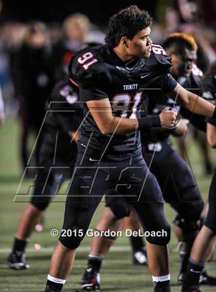 Thumbnail 3 in South Grand Prairie @ Trinity (UIL 6A Bi-District Playoff) photogallery.