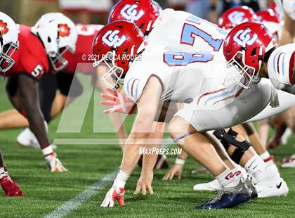 Thumbnail 3 in Charlotte Catholic vs. South Mecklenburg (Charlotte Kickoff Night) photogallery.