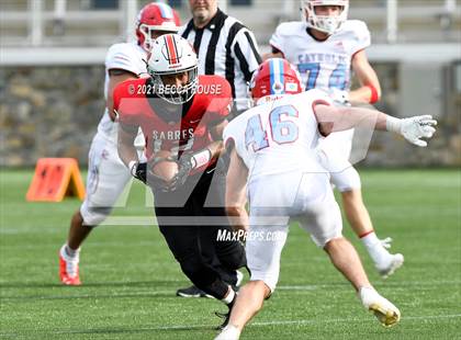 Thumbnail 1 in Charlotte Catholic vs. South Mecklenburg (Charlotte Kickoff Night) photogallery.
