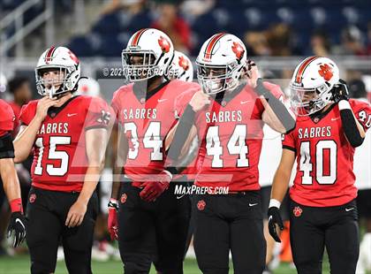 Thumbnail 1 in Charlotte Catholic vs. South Mecklenburg (Charlotte Kickoff Night) photogallery.