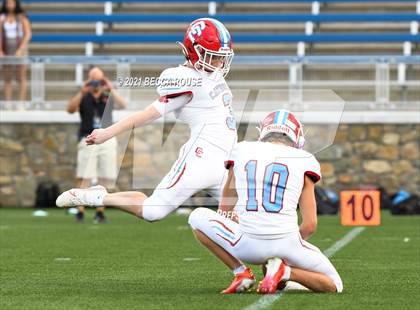 Thumbnail 3 in Charlotte Catholic vs. South Mecklenburg (Charlotte Kickoff Night) photogallery.