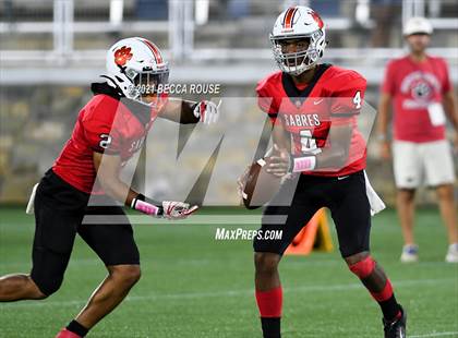 Thumbnail 1 in Charlotte Catholic vs. South Mecklenburg (Charlotte Kickoff Night) photogallery.