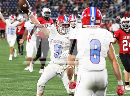 Thumbnail 3 in Charlotte Catholic vs. South Mecklenburg (Charlotte Kickoff Night) photogallery.
