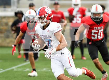 Thumbnail 3 in Charlotte Catholic vs. South Mecklenburg (Charlotte Kickoff Night) photogallery.