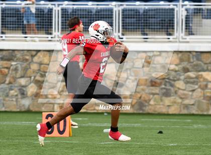 Thumbnail 3 in Charlotte Catholic vs. South Mecklenburg (Charlotte Kickoff Night) photogallery.