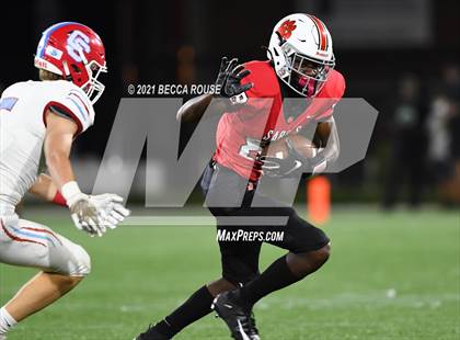 Thumbnail 2 in Charlotte Catholic vs. South Mecklenburg (Charlotte Kickoff Night) photogallery.