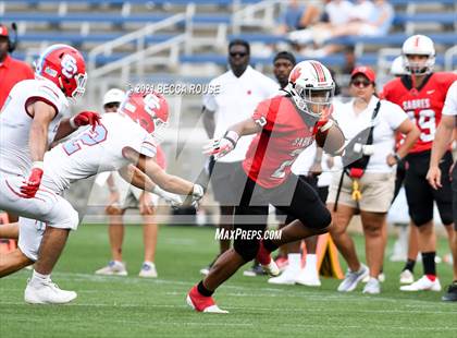 Thumbnail 3 in Charlotte Catholic vs. South Mecklenburg (Charlotte Kickoff Night) photogallery.