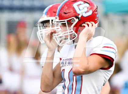 Thumbnail 1 in Charlotte Catholic vs. South Mecklenburg (Charlotte Kickoff Night) photogallery.