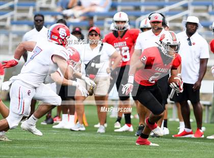 Thumbnail 1 in Charlotte Catholic vs. South Mecklenburg (Charlotte Kickoff Night) photogallery.