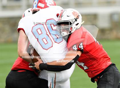 Thumbnail 3 in Charlotte Catholic vs. South Mecklenburg (Charlotte Kickoff Night) photogallery.