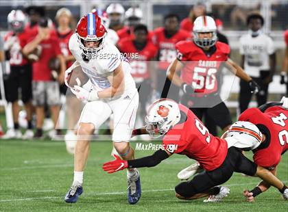 Thumbnail 3 in Charlotte Catholic vs. South Mecklenburg (Charlotte Kickoff Night) photogallery.