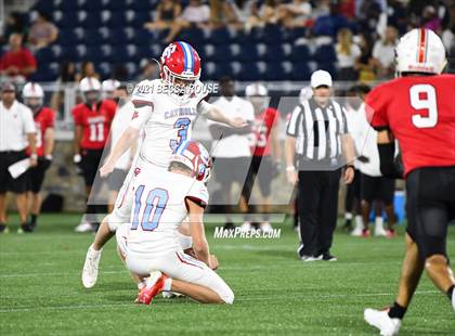 Thumbnail 1 in Charlotte Catholic vs. South Mecklenburg (Charlotte Kickoff Night) photogallery.