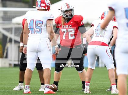 Thumbnail 1 in Charlotte Catholic vs. South Mecklenburg (Charlotte Kickoff Night) photogallery.