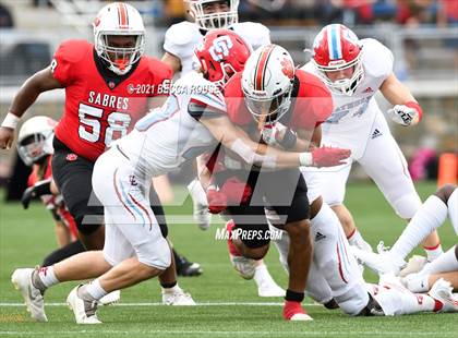 Thumbnail 1 in Charlotte Catholic vs. South Mecklenburg (Charlotte Kickoff Night) photogallery.