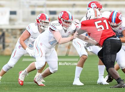 Thumbnail 2 in Charlotte Catholic vs. South Mecklenburg (Charlotte Kickoff Night) photogallery.