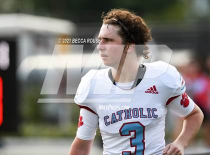 Thumbnail 3 in Charlotte Catholic vs. South Mecklenburg (Charlotte Kickoff Night) photogallery.