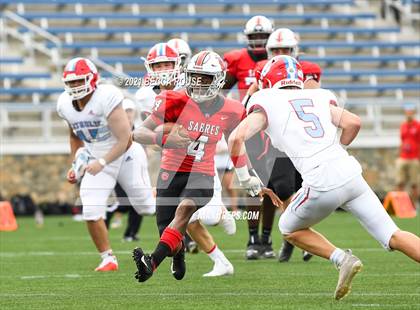 Thumbnail 1 in Charlotte Catholic vs. South Mecklenburg (Charlotte Kickoff Night) photogallery.