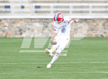 Thumbnail 2 in Charlotte Catholic vs. South Mecklenburg (Charlotte Kickoff Night) photogallery.