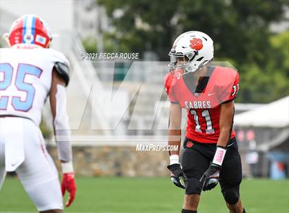 Thumbnail 2 in Charlotte Catholic vs. South Mecklenburg (Charlotte Kickoff Night) photogallery.