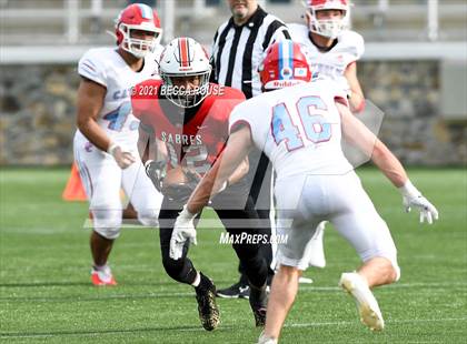 Thumbnail 3 in Charlotte Catholic vs. South Mecklenburg (Charlotte Kickoff Night) photogallery.