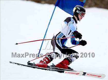 Thumbnail 2 in Connecticuit Interscholastic Ski League Finals (Shoot Out - Team Wilton) photogallery.