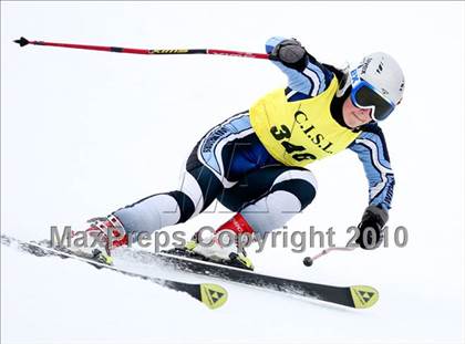 Thumbnail 1 in Connecticuit Interscholastic Ski League Finals (Shoot Out - Team Wilton) photogallery.