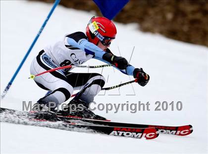 Thumbnail 1 in Connecticuit Interscholastic Ski League Finals (Shoot Out - Team Wilton) photogallery.