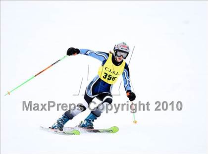Thumbnail 1 in Connecticuit Interscholastic Ski League Finals (Shoot Out - Team Wilton) photogallery.