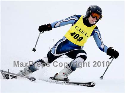 Thumbnail 1 in Connecticuit Interscholastic Ski League Finals (Shoot Out - Team Wilton) photogallery.