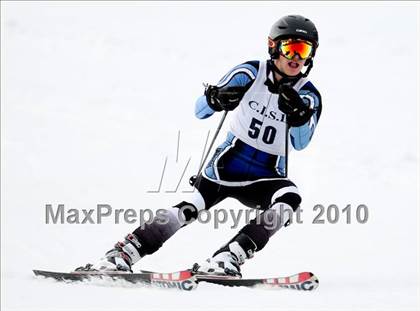 Thumbnail 1 in Connecticuit Interscholastic Ski League Finals (Shoot Out - Team Wilton) photogallery.
