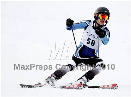 Thumbnail 2 in Connecticuit Interscholastic Ski League Finals (Shoot Out - Team Wilton) photogallery.