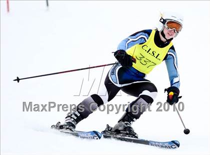 Thumbnail 2 in Connecticuit Interscholastic Ski League Finals (Shoot Out - Team Wilton) photogallery.