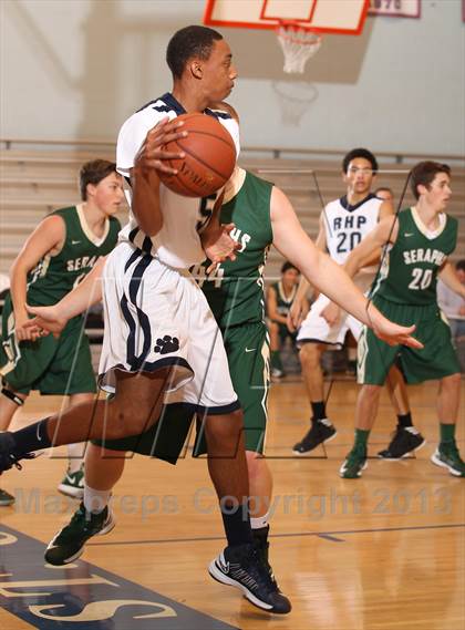 Thumbnail 1 in Rolling Hills Prep vs. St. Bonaventure (War on The Floor) photogallery.