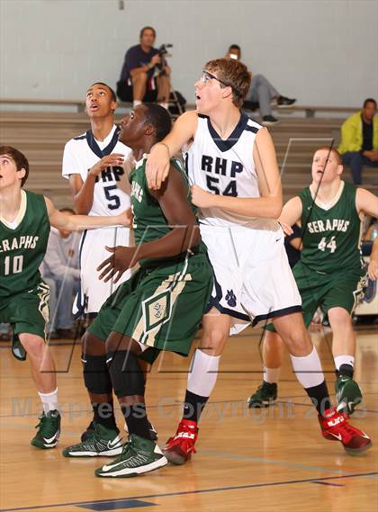 Thumbnail 3 in Rolling Hills Prep vs. St. Bonaventure (War on The Floor) photogallery.