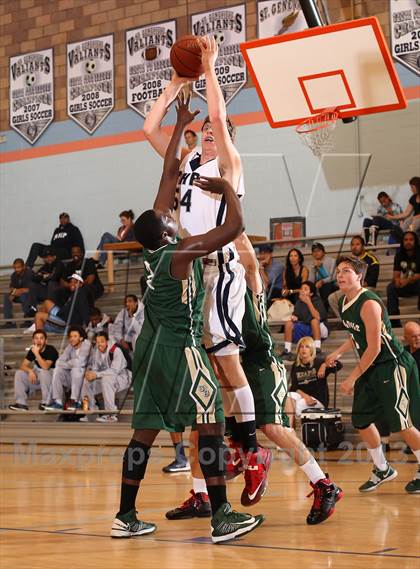 Thumbnail 1 in Rolling Hills Prep vs. St. Bonaventure (War on The Floor) photogallery.