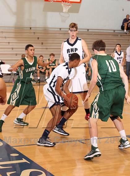 Thumbnail 1 in Rolling Hills Prep vs. St. Bonaventure (War on The Floor) photogallery.