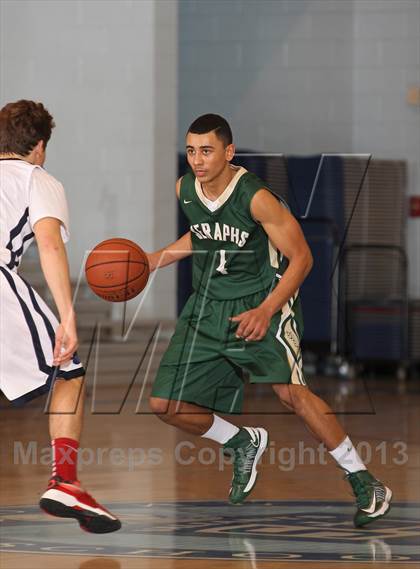 Thumbnail 2 in Rolling Hills Prep vs. St. Bonaventure (War on The Floor) photogallery.