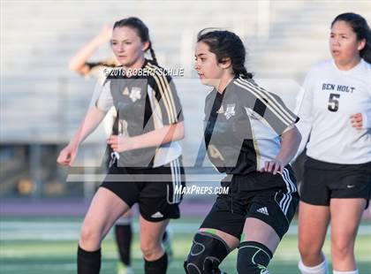 Thumbnail 2 in Golden Sierra vs. Ben Holt College Prep Academy (CIF SJS D7 Final) photogallery.