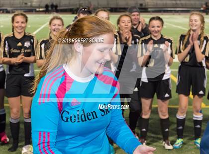 Thumbnail 1 in Golden Sierra vs. Ben Holt College Prep Academy (CIF SJS D7 Final) photogallery.