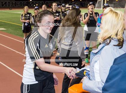 Thumbnail 3 in Golden Sierra vs. Ben Holt College Prep Academy (CIF SJS D7 Final) photogallery.
