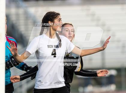 Thumbnail 3 in Golden Sierra vs. Ben Holt College Prep Academy (CIF SJS D7 Final) photogallery.